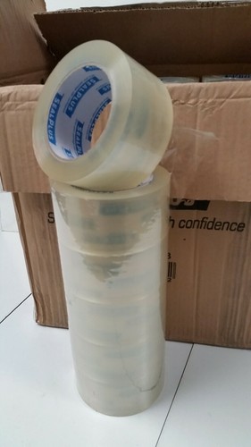 6 rolls of Clear Packing Tape - 2.2
