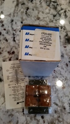 MAGNETEK  FP20-600 POWER TRANSFORMER  20V CT @ .6A