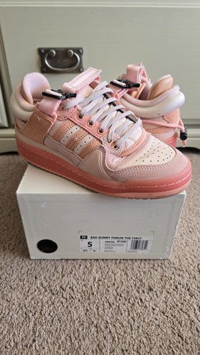 USED Bad Bunny x Adidas Forum Buckle Low Pink Easter Egg