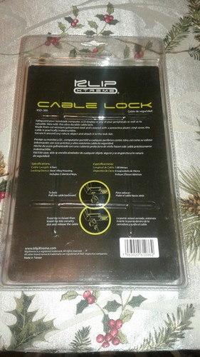 Klip Xtreme KSD-300 Security Cable Lock & Key