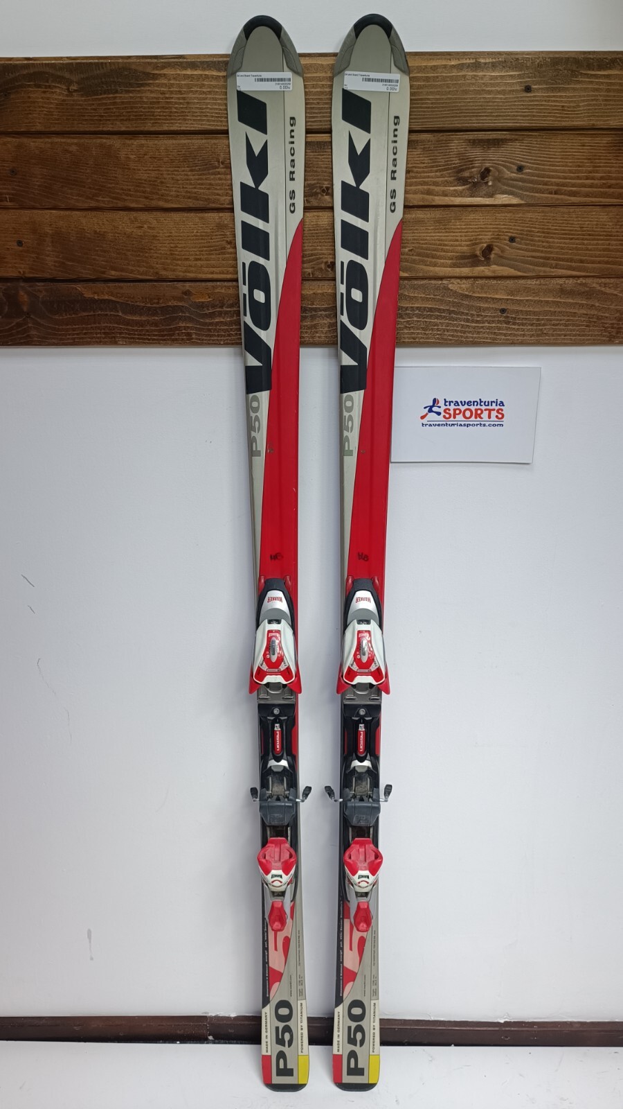 Volkl P50 GS Racing 173cm Ski + Marker 14 Bindings Winter Volkl P50 GS Racing 173cm Ski + Marker 14 Bindings Winter