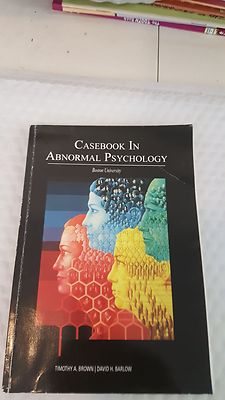 Casebook in Abnormal Psychology 2009 PAPERBACK