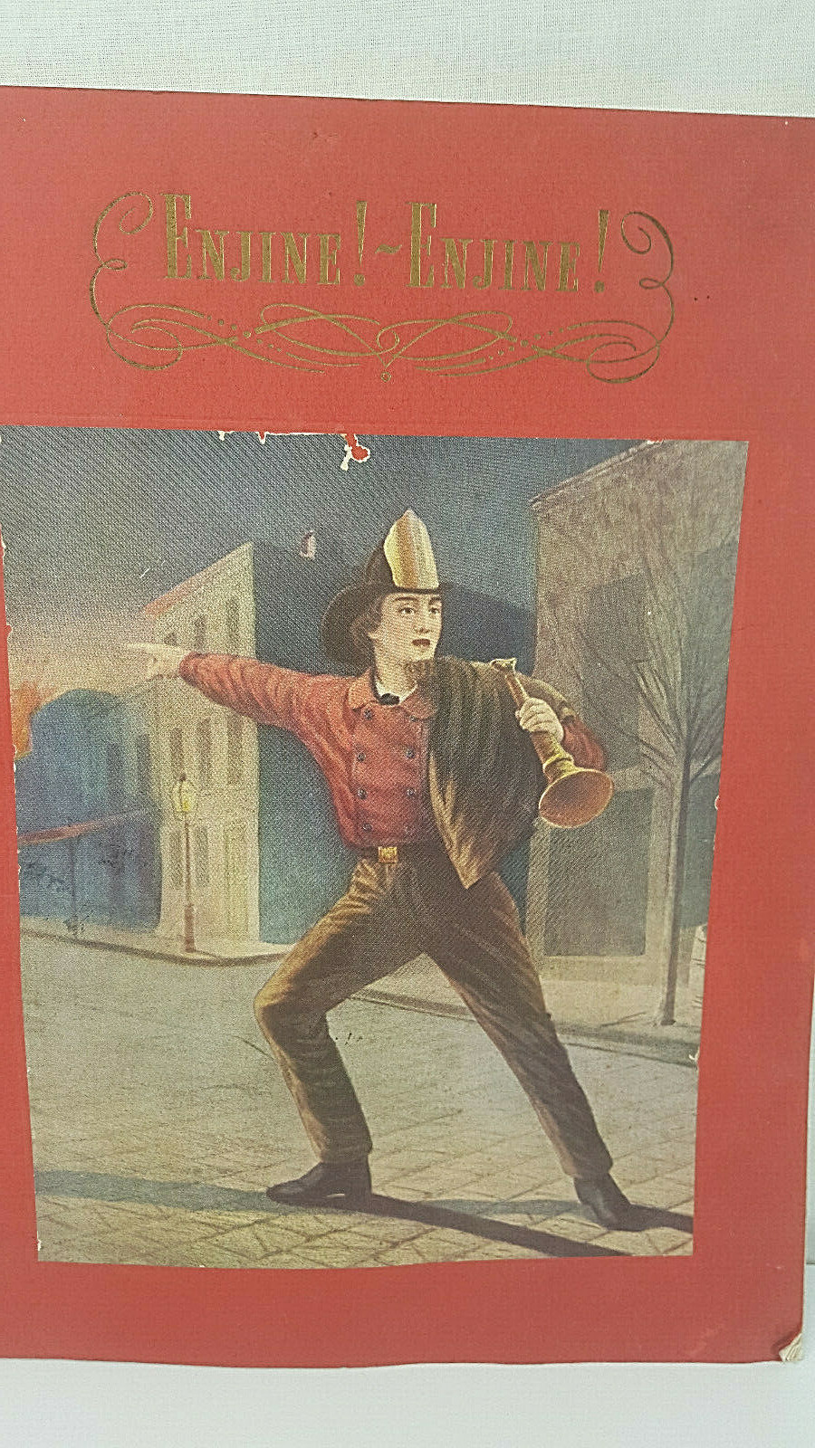 1939 ENJINE! ENJINE! A STORY OF FIRE PROTECTION BY KENNETH DUNSHEE PHOTOS PRINTS