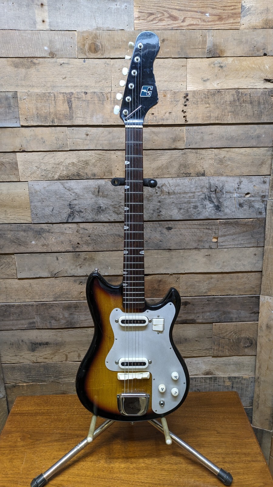 ギター GUYATONE LG-55W VINTAGE 1960s PRO SET UP 1960s Guyatone LG-55W – TR Crandall Guitars