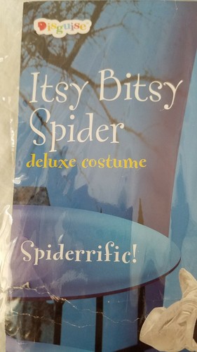 Itsy Bitsy Spider Insect Dress Up Halloween Toddler Child Costume Size 3T-4T NEW