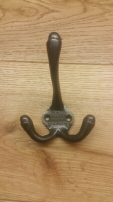 COAT HOOKS ANTIQUE VINTAGE STYLE CAST IRON 