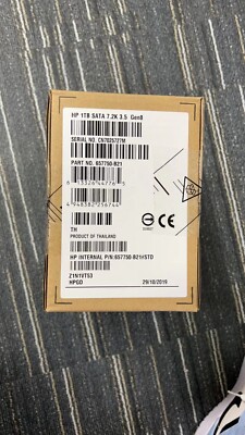 HP 657750-B21 657739-001 658084-002 1TB SATA 6G 7.2K 3.5IN sc lff mdl hard drive