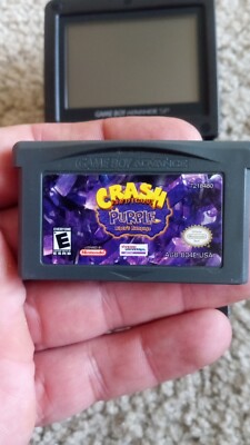 Crash Bandicoot Purple Ripto's Rampage (Nintendo Game Boy Advance 2004) GBA Cart