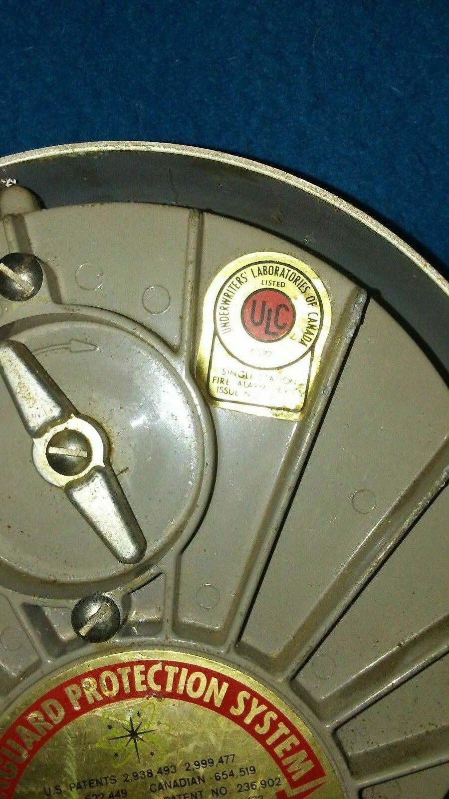 Vtg VANGUARD PROTECTION SYSTEM metal school Alarm bell fire