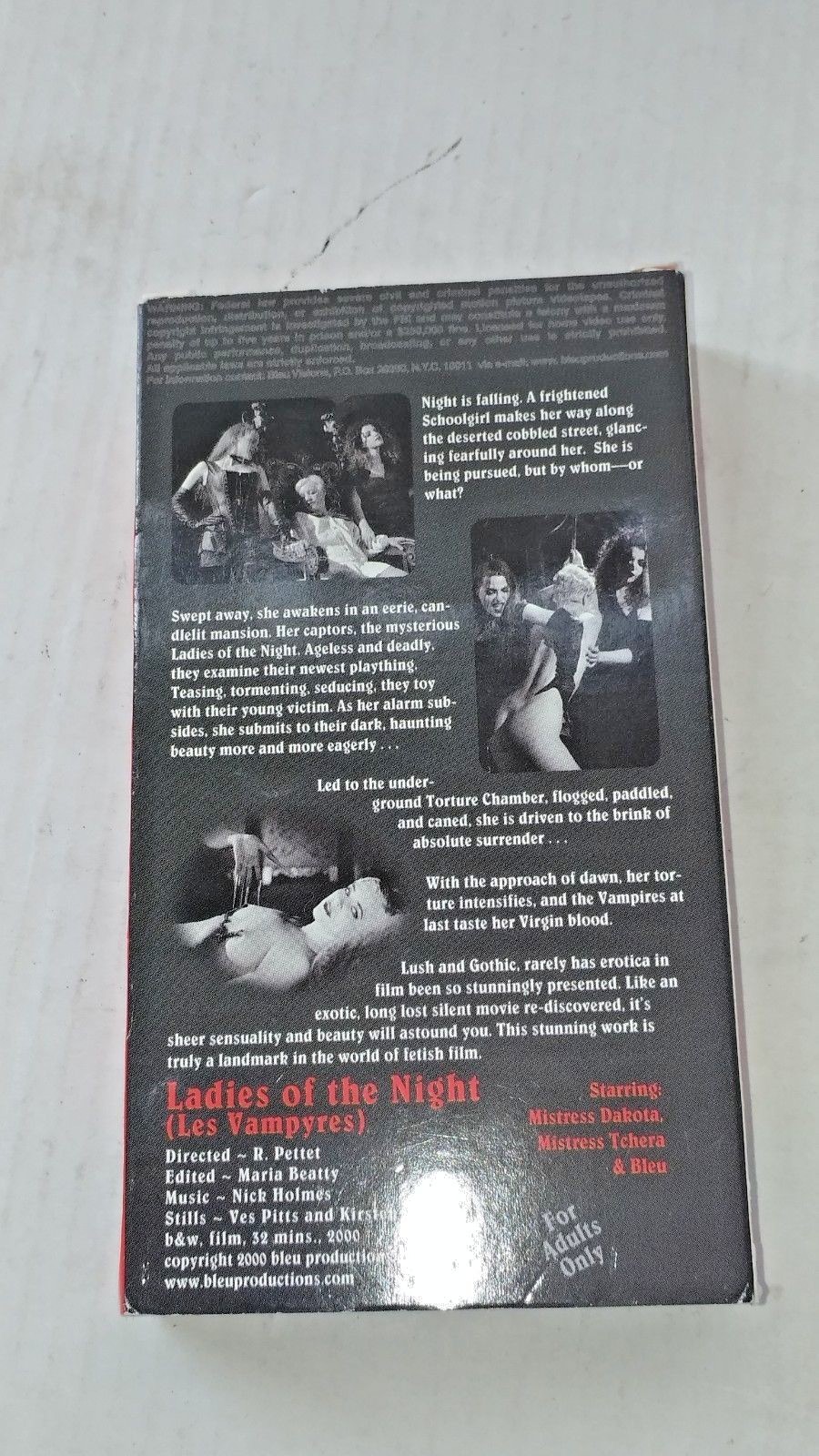 Ladies of the Night Les Vampyres Maria Beatty VHS