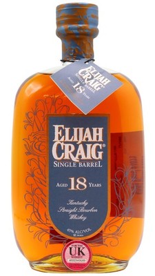 Elijah Craig - Single Barrel #4073 Bourbon 1997 18 year old Whiskey 75cl