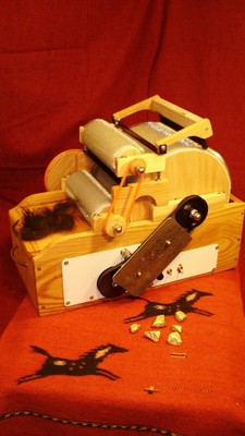 3 DAY ! $200 OFF! Gold Series JUMBO Triple Drum Carder, electric, 90/120/120 tpi