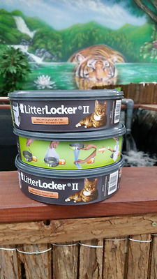 3 x LitterLocker II Nachfüllkasetten Ersatzkassetten Litter Locker 2