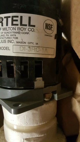 NEW Hartell Ice-Machine Water Pump DI-3RC-1A Replacement Maker