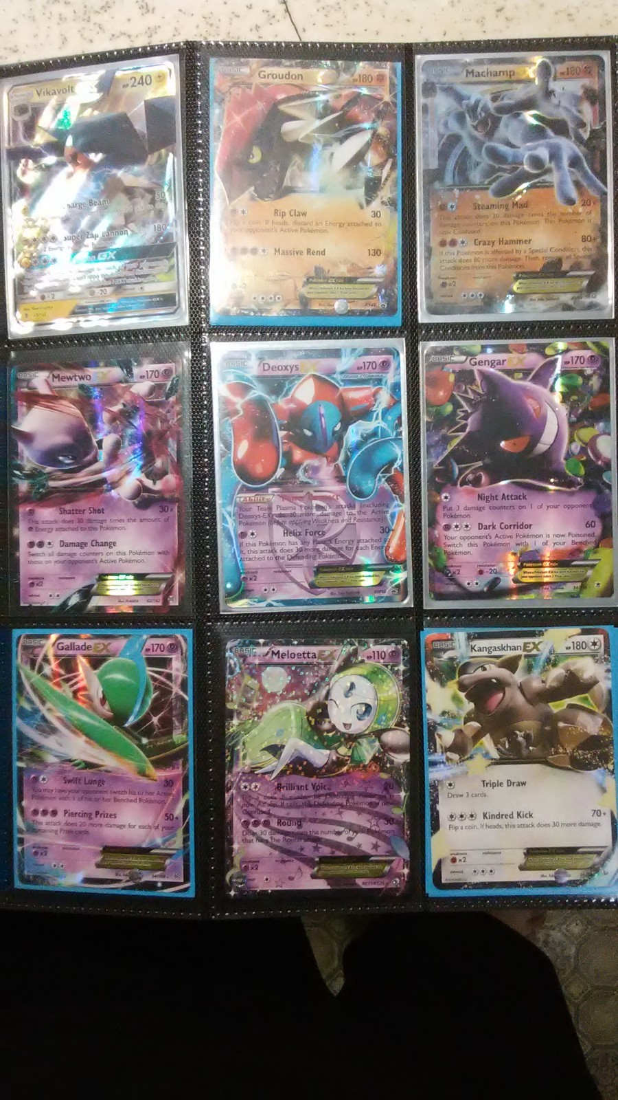 Pokemon Card Binder LOTS of EX ULTRA RARE, HOLO, REVERSE HOLO