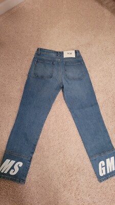 MSGM jean  xs 34size  New tag on it (the real real tag) 