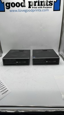 HP Compaq Elite 8200 intel i5 SFF Desktop Computer Lot of 2 FOR PARTS