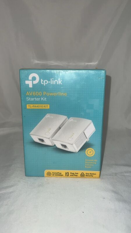 TP-Link AV600 Powerline Starter Kit TL-PA4010 KIT New in Box