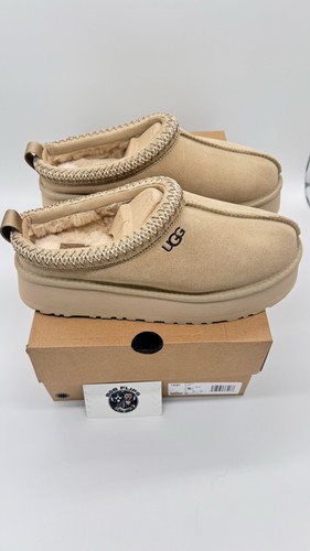 Pre-owned Ugg Womens  Tazz Mustard Seed Platform Clog Size 9w 1122553 In Yellow