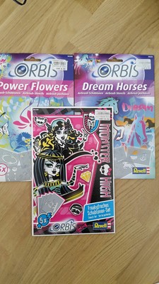 Revell Orbis Airbrush Schablonen Power Flowers Dream Horses MH 5406