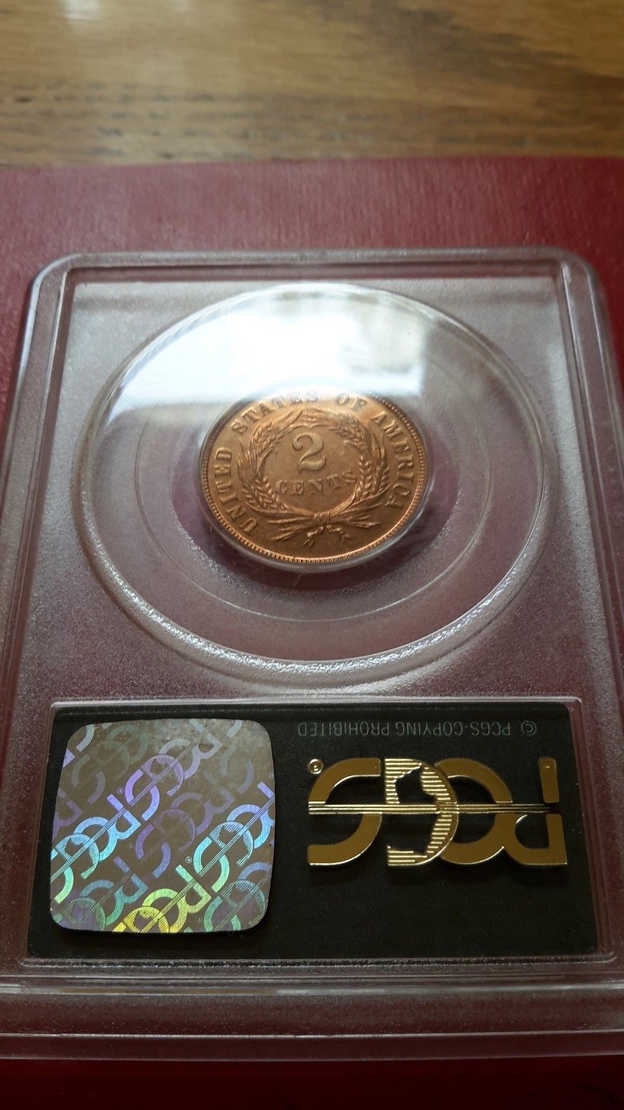 1869 2C  proof 66red pcgs nice!