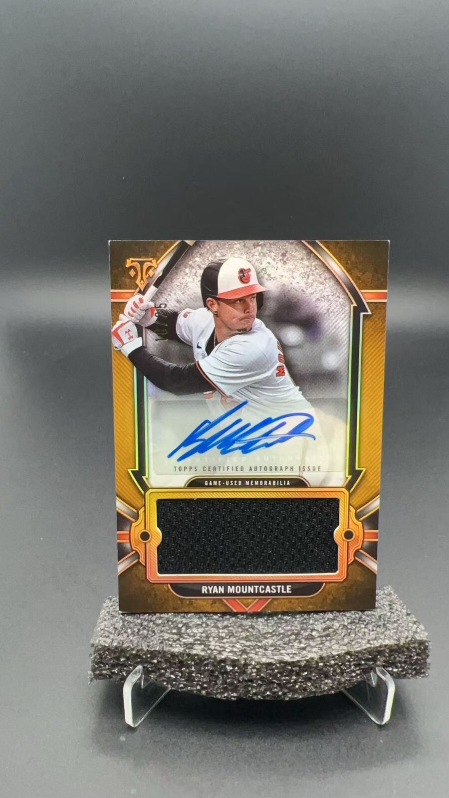 その他 Ryan Mountcastle RC Autograph Topps Ryan Mountcastle 2021 Panini Chronicles Obsidian Autograph