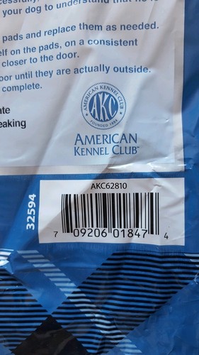 AKC Training Pads Fresh scent 22'' x 22'' PACK OF 15 Ultra Absorbent Piddle Pads