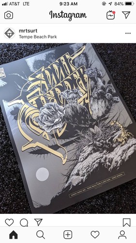 Eddie Vedder Innings Festival Poster Az 2019 Solo Show Pearl Jam