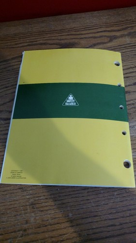 JOHN DEERE 332 Lawn & Garden Tractor Operators MANUAL NICE ORIGINAL