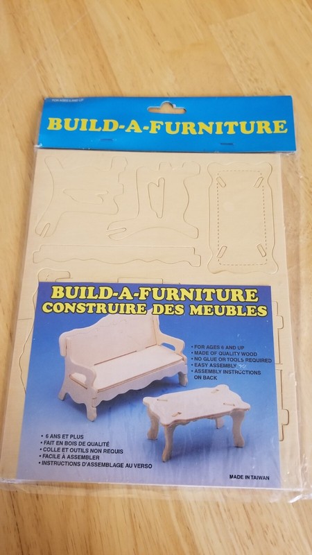 BUILD-A-FURNITURE Quality Wood Sofa & Coffee Table No Glue or