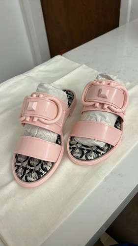 サンダル・ミュール SALVATORE FERRAGAMO Pastel Pink Rubber Lilou Slippers Ferragamo Pastel Pink Rubber Lilou Slippers | italist
