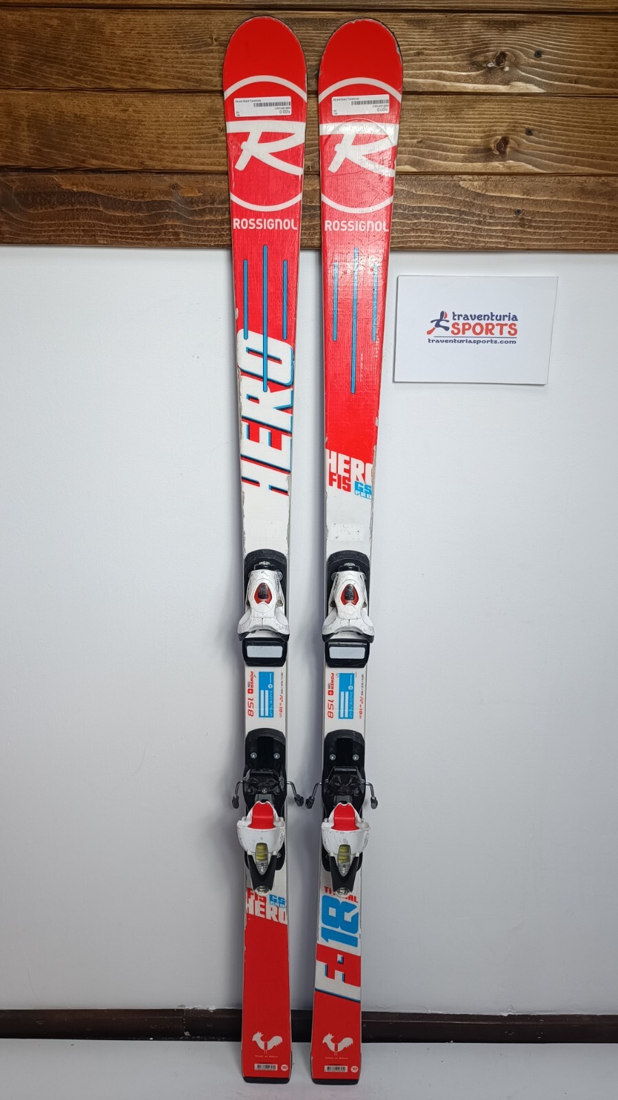 ロシニョール HERO FIS GS PRO 158cm Rossignol Hero FIS GS Pro 158 cm Ski + Look 10 Bindings