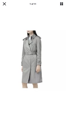 BURBERRY Oban Bridstow Nylon Trench Coat(Authentic)