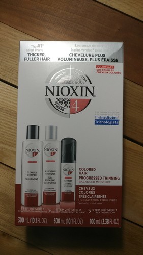 Nioxin 4 Kit - Starter Kit - 3 Peices - Colored Hair -  Progressed Thinning