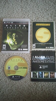Alien Isolation Nostromo Edition Playstation 3 PS3 CIB Complete