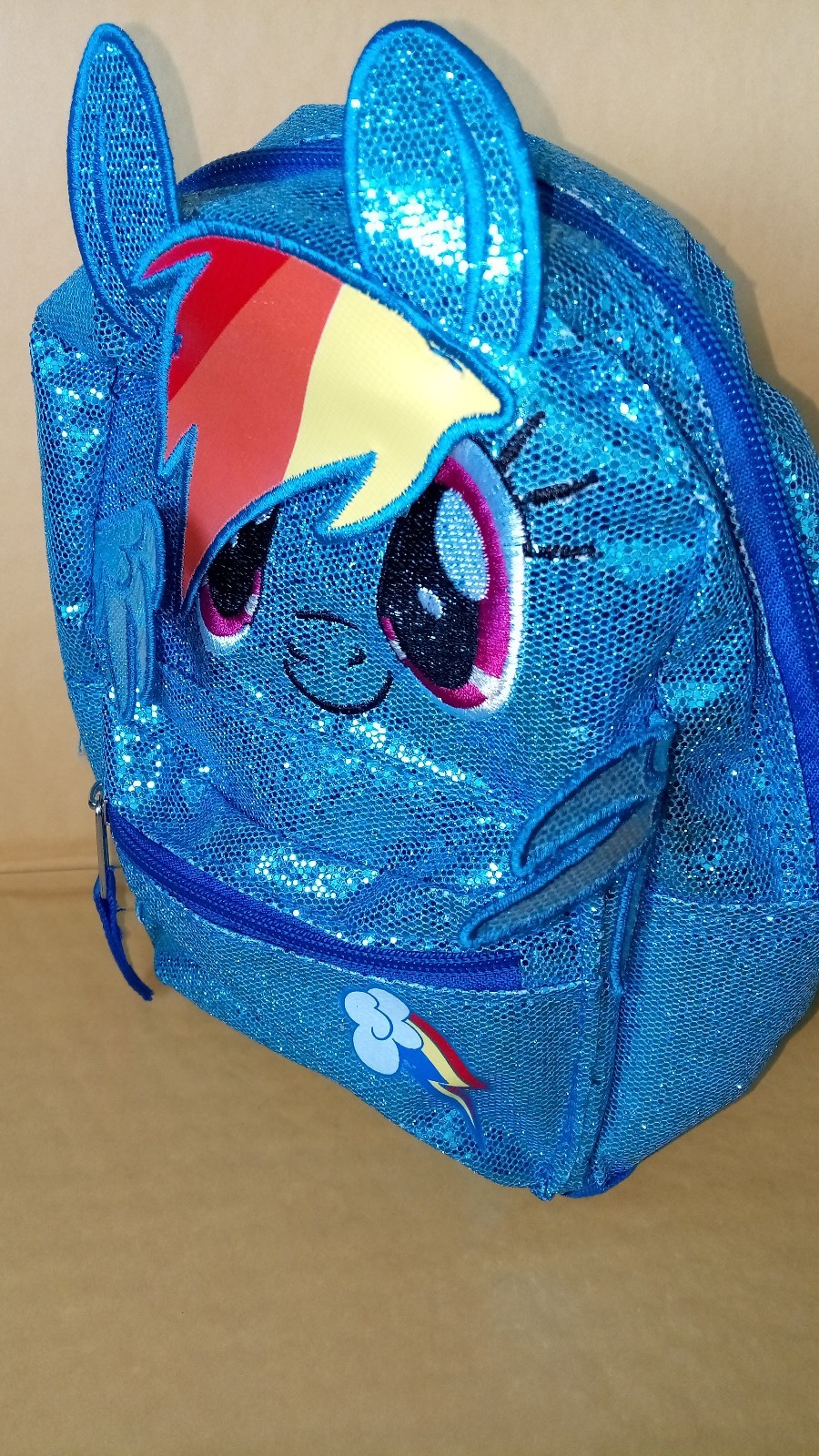 My Little Pony Blue and multi-colored Mini Back Pack