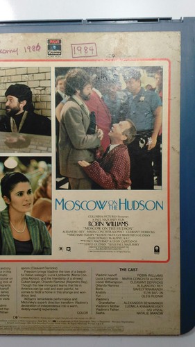 CED VideoDisc Moscow On The Hudson (1984), Columbia Pictures, CED VideoDisc