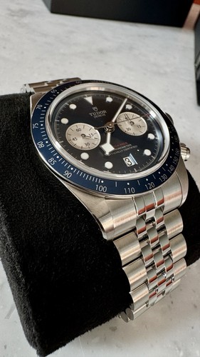 Pre-owned Tudor Black Bay Chronograph Boutique Blue Dial Brand