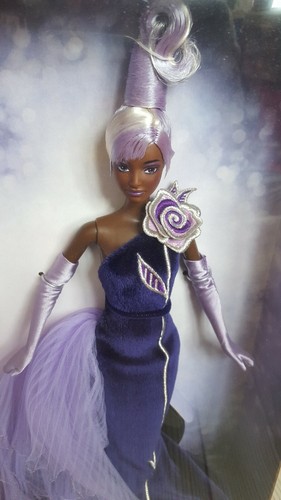 Barbie Bob Mackie Sterling Silver Rose Collector Edition AA dunkelhäutig NRFB