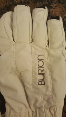 Burton Womens Snowboard Ski Glove size L white