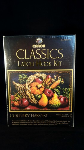 Latch Hook Kit Country Harvest Caron Classics Factory Sealed