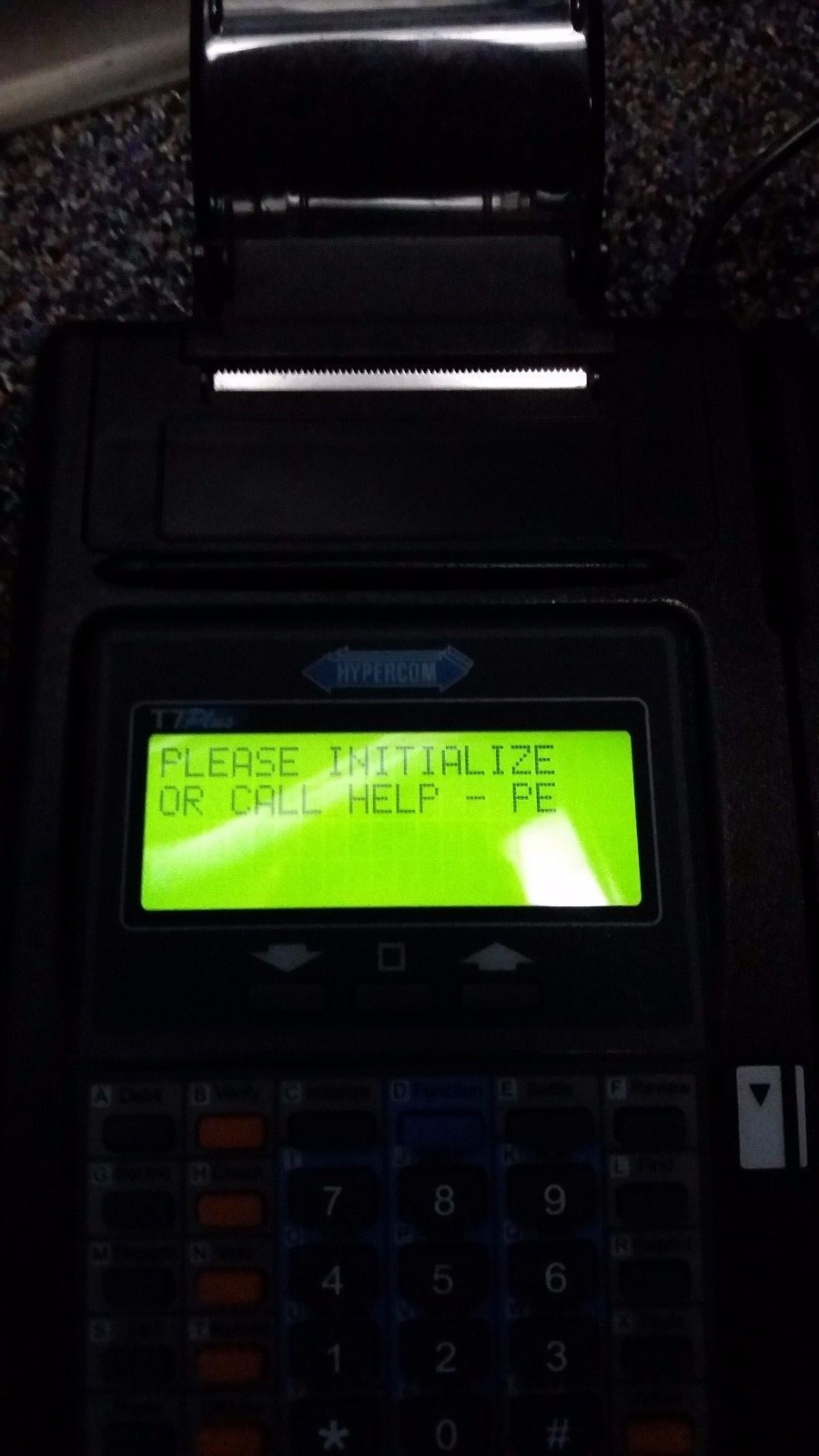 Hypercon T7Plus Credit Card Terminal Plus extra Keypad Pinpad TESTED