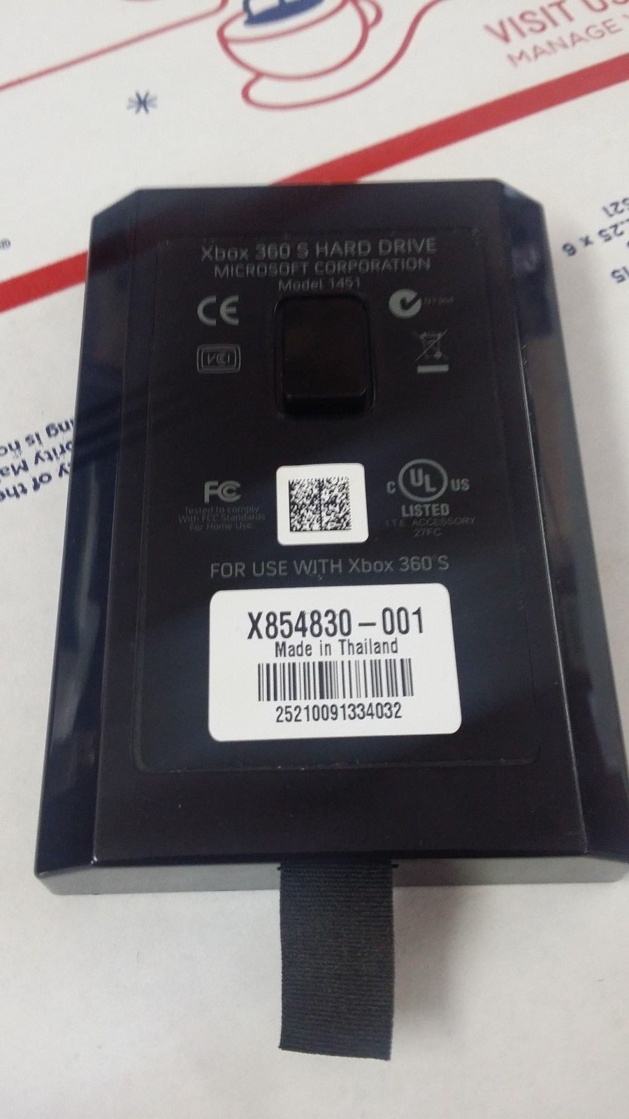 OFFICIAL Microsoft XBOX 360 250GB Slim Hard Drive OEM Original No GENERIC!