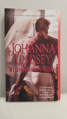 Johanna Lindsey - When Passion Rules - Romance Novel - Paperback Book