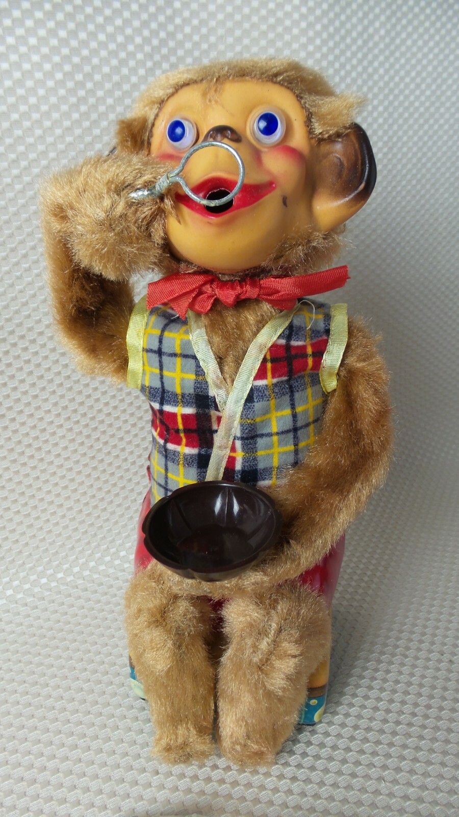 1950's Rock Valley Bubble Blowing Monkey Battery Operated