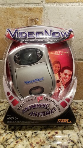 VideoNow Personal Video Player Tiger Electronics Nickelodeon w/ 2 videos !