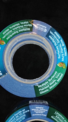 Lot of 4 Duck Tape Duck Clean Release Blue Tape .94