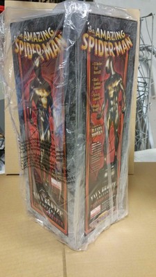 SPIDER-MAN BLACK SYMBIOTE FAUX BRONZE STATUE BOWEN DESIGNS, SCULPTED RANDY BOWEN