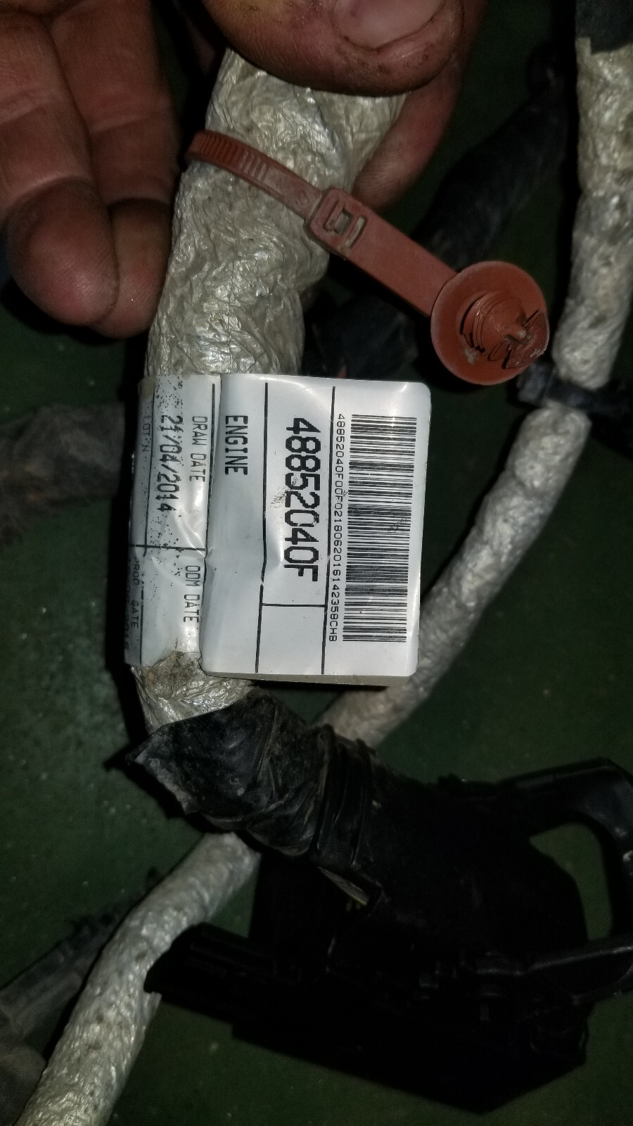 48852040F 3.0L ECO DIESEL Injector Wiring Harness Mopar - Picture 5 of 12