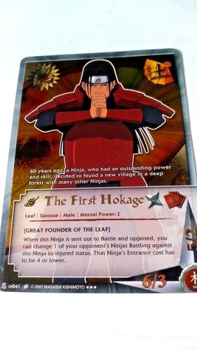 2002 Naruto Collectible Card Game:The First Hokage Great Founder of The Leaf